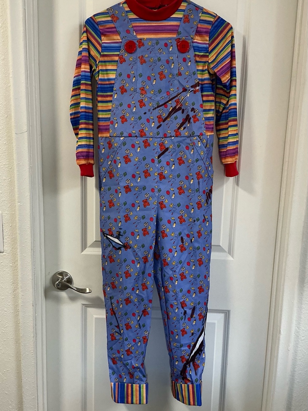 Spooktacular Creations Child Chucky Style Maniac Costume Jumpsuit Medium 8-10